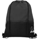 Saculet tip rucsac, 21MAR1494, 33x44 cm, Everestus, Poliester, Negru