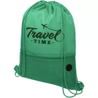   Saculet cu snur, Everestus, 21OCT0265, 33 x 44 cm, Poliester, Verde