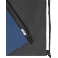   Saculet cu snur, Everestus, 21OCT0266, 33 x 44 cm, Plastic, Polipropilena, Albastru