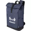 Rucsac laptop, 15.6 inch, 2410E22130, Everestus, 25 x 43 x 14 cm, Poliester, Albastru heather navy