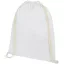 Saculet tip rucsac, 21MAR1469, 33x44 cm, Everestus, Bumbac, Alb