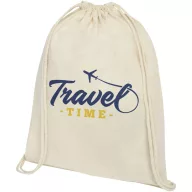   Saculet tip rucsac, 21MAR1470, 33x44 cm, Everestus, Bumbac, Natur