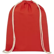   Saculet tip rucsac, 21MAR1471, 33x44 cm, Everestus, Bumbac, Rosu