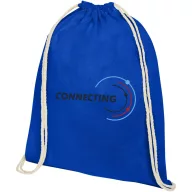   Saculet tip rucsac, 21MAR1473, 33x44 cm, Everestus, Bumbac, Albastru