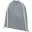 Saculet tip rucsac, 21MAR1476, 33x44 cm, Everestus, Bumbac, Gri