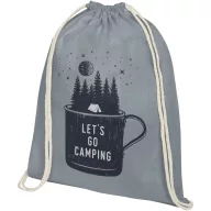   Saculet tip rucsac, 21MAR1476, 33x44 cm, Everestus, Bumbac, Gri