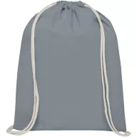   Saculet tip rucsac, 21MAR1476, 33x44 cm, Everestus, Bumbac, Gri