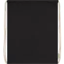 Saculet cu snur, 2509E14871, Everestus, 33x44 cm, Bumbac, Negru