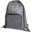 Saculet cu snur 7L, Everestus, 18SEP2691, 37x44 cm, Poliester, Gri