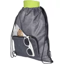 Saculet cu snur 7L, Everestus, 18SEP2691, 37x44 cm, Poliester, Gri