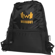   Saculet cu snur, 2502E14890, Everestus, 39.5 x 48 cm, Poliester, Negru