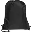 Saculet cu snur, 2502E14890, Everestus, 39.5 x 48 cm, Poliester, Negru