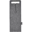 Sacosa pentru sticla de vin, 2410E22107, Everestus, 15 x 42 cm, Poliester, Gri medium