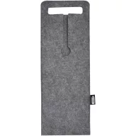   Sacosa pentru sticla de vin, 2410E22107, Everestus, 15 x 42 cm, Poliester, Gri medium