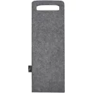 Sacosa pentru sticla de vin, 2410E22107, Everestus, 15 x 42 cm, Poliester, Gri medium