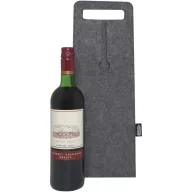   Sacosa pentru sticla de vin, 2410E22107, Everestus, 15 x 42 cm, Poliester, Gri medium