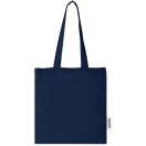 Sacosa de cumparaturi, Everestus, 2601E12981, 38x42 cm, Bumbac, Albastru Navy