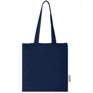   Sacosa de cumparaturi, Everestus, 2601E12981, 38x42 cm, Bumbac, Albastru Navy