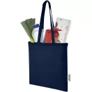 Sacosa de cumparaturi, Everestus, 2601E12981, 38x42 cm, Bumbac, Albastru Navy