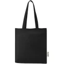 Sacosa de cumparaturi, Everestus, 2601E12980, 38x42 cm, Bumbac, Negru