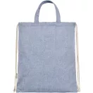 Saculet cu snur, 2401E14907, Everestus, 38x42 cm, Bumbac, Poliester, Albastru heather