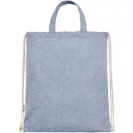   Saculet cu snur, 2401E14907, Everestus, 38x42 cm, Bumbac, Poliester, Albastru heather