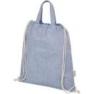 Saculet cu snur, 2401E14907, Everestus, 38x42 cm, Bumbac, Poliester, Albastru heather