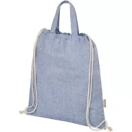   Saculet cu snur, 2401E14907, Everestus, 38x42 cm, Bumbac, Poliester, Albastru heather