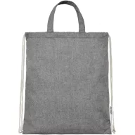   Saculet cu snur, 2509E14881, Everestus, 38x42 cm, Bumbac, Poliester, Negru heather