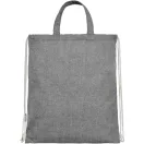 Saculet cu snur, 2509E14881, Everestus, 38x42 cm, Bumbac, Poliester, Negru heather