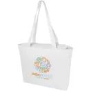 Sacosa pentru cumparaturi, 2401E15090, Everestus, 45x42x11 cm, Bumbac, Poliester, Alb