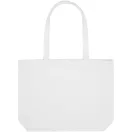 Sacosa pentru cumparaturi, 2401E15090, Everestus, 45x42x11 cm, Bumbac, Poliester, Alb