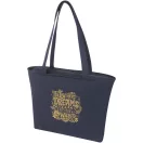 Sacosa de cumparaturi, Everestus, 2601E13301, 45x42x11 cm, Bumbac, Poliester, Albastru Navy