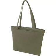   Sacosa de cumparaturi, Everestus, 2601E13300, 45x42x11 cm, Bumbac, Poliester, Verde
