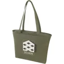 Sacosa de cumparaturi, Everestus, 2601E13300, 45x42x11 cm, Bumbac, Poliester, Verde
