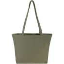 Sacosa de cumparaturi, Everestus, 2601E13300, 45x42x11 cm, Bumbac, Poliester, Verde