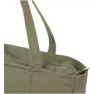   Sacosa de cumparaturi, Everestus, 2601E13300, 45x42x11 cm, Bumbac, Poliester, Verde