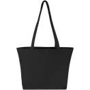 Sacosa de cumparaturi, Everestus, 2601E13299, 45x42x11 cm, Bumbac, Poliester, Negru