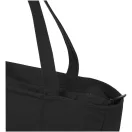 Sacosa de cumparaturi, Everestus, 2601E13299, 45x42x11 cm, Bumbac, Poliester, Negru