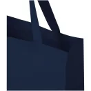 Sacosa de cumparaturi, Everestus, 2601E12983, 38x41x8.5 cm, Bumbac, Albastru Navy