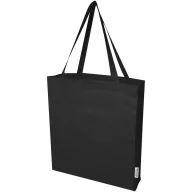   Sacosa de cumparaturi, Everestus, 2601E12982, 38x41x8.5 cm, Bumbac, Negru