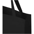Sacosa de cumparaturi, Everestus, 2601E12982, 38x41x8.5 cm, Bumbac, Negru