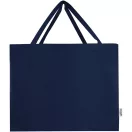 Sacosa de cumparaturi, Everestus, 2601E13045, 57x42x16.5 cm, Bumbac, Albastru Navy