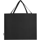 Sacosa de cumparaturi, Everestus, 2601E13044, 57x42x16.5 cm, Bumbac, Negru