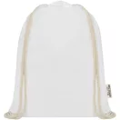 Saculet cu snur, 2410E23033, Everestus, 33 x 44 cm, Bumbac, Alb