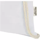 Saculet cu snur, 2410E23033, Everestus, 33 x 44 cm, Bumbac, Alb