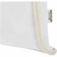   Saculet cu snur, 2410E23033, Everestus, 33 x 44 cm, Bumbac, Alb