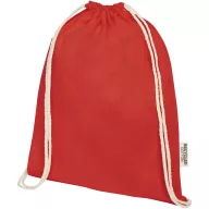   Saculet cu snur, 2410E23035, Everestus, 33 x 44 cm, Bumbac, Rosu