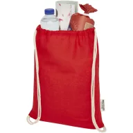   Saculet cu snur, 2410E23035, Everestus, 33 x 44 cm, Bumbac, Rosu