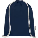 Saculet cu snur, Everestus, 2601E13093, 33x44 cm, Bumbac, Albastru Navy